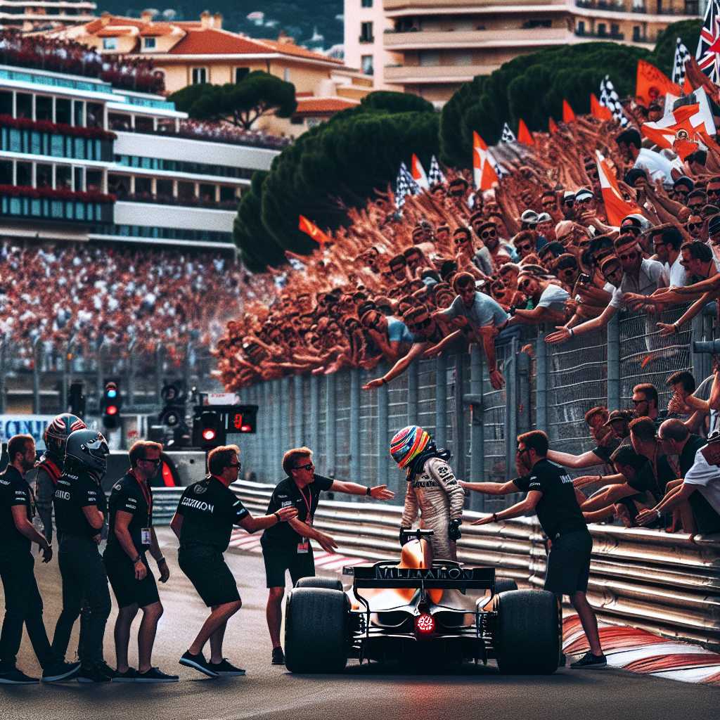 F1 Star Lando Norris Receives Help from Fans After Monaco Car Failure